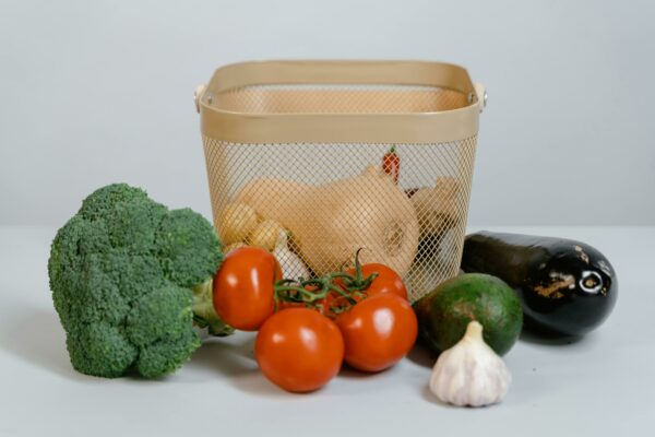 Panier fruits et légumes bio